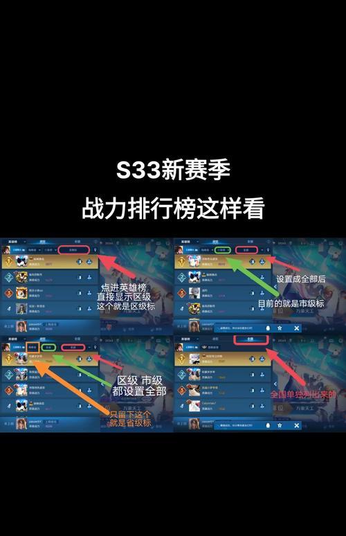王者荣耀如何查看战力榜排名？不同区的排名怎么看？