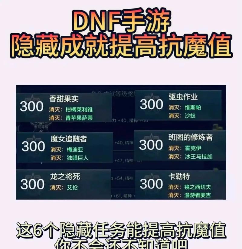 DNF中的抗魔值有何作用？如何提升抗魔值？