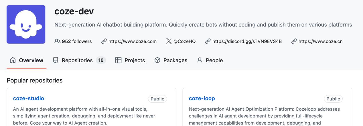 Coze 开源核心功能 Coze Studio 和 Coze Loop，上线两天 GitHub Star 量破万