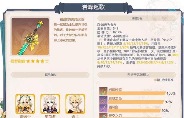 《原神》西风猎弓全方位分析（属性评测）